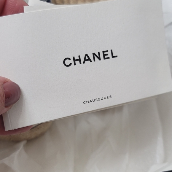 Authentic Chanel Tweed Mules 39EU very good condition White, Tweed - Picture 6 of 10